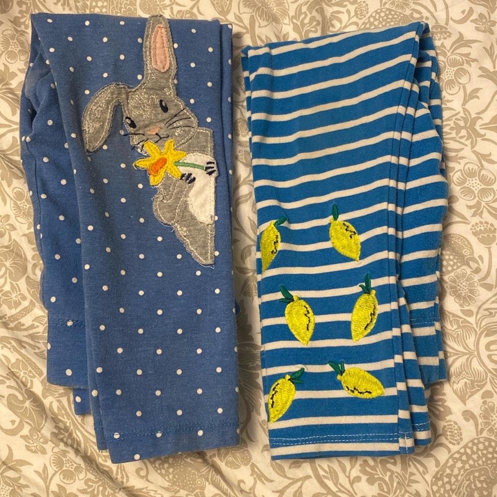 Mini Boden Leggings 4-5y (2 pairs)